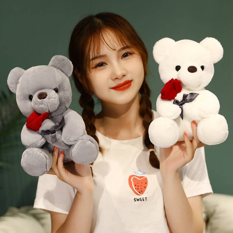 Curly Hair Teddy Bear Plush Toy - Image 3