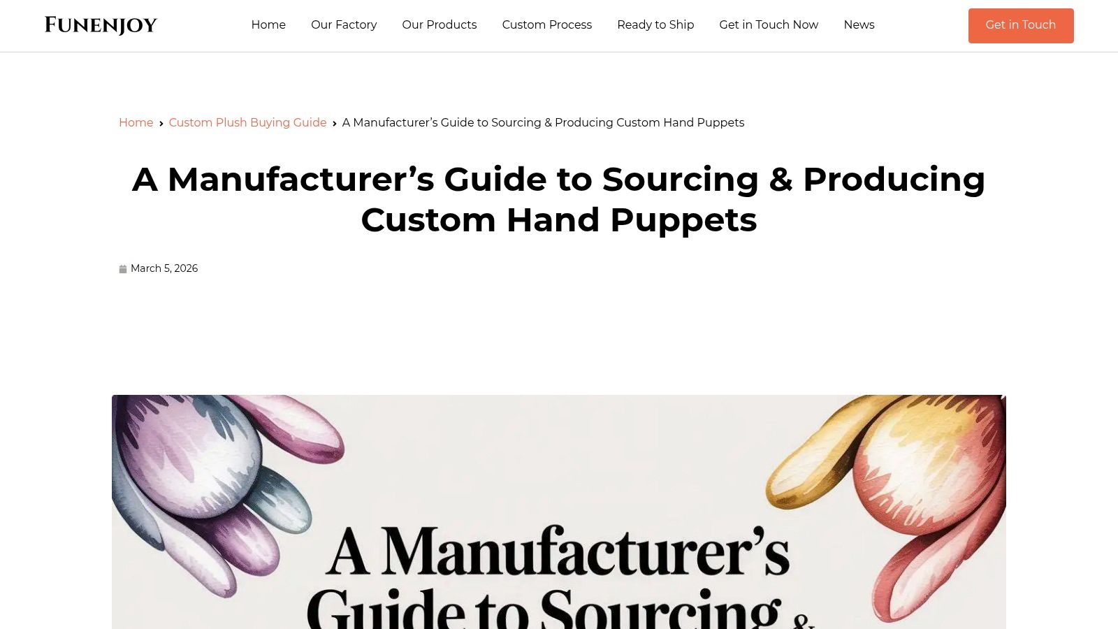 Hand Puppets: 7 Key Steps for Sourcing & Producing Custom Puppets
