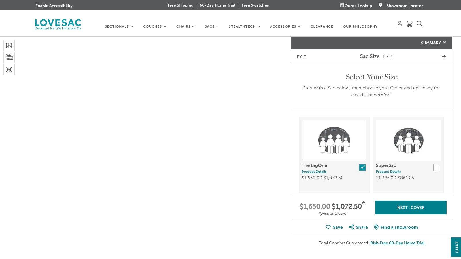 Lovesac Sacs with Phur Covers