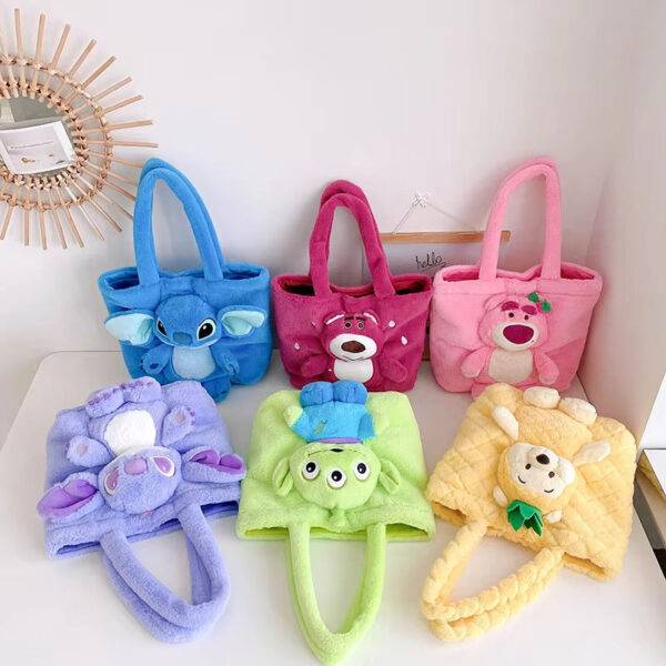 Stitch Plush Bag Soft Stuffed