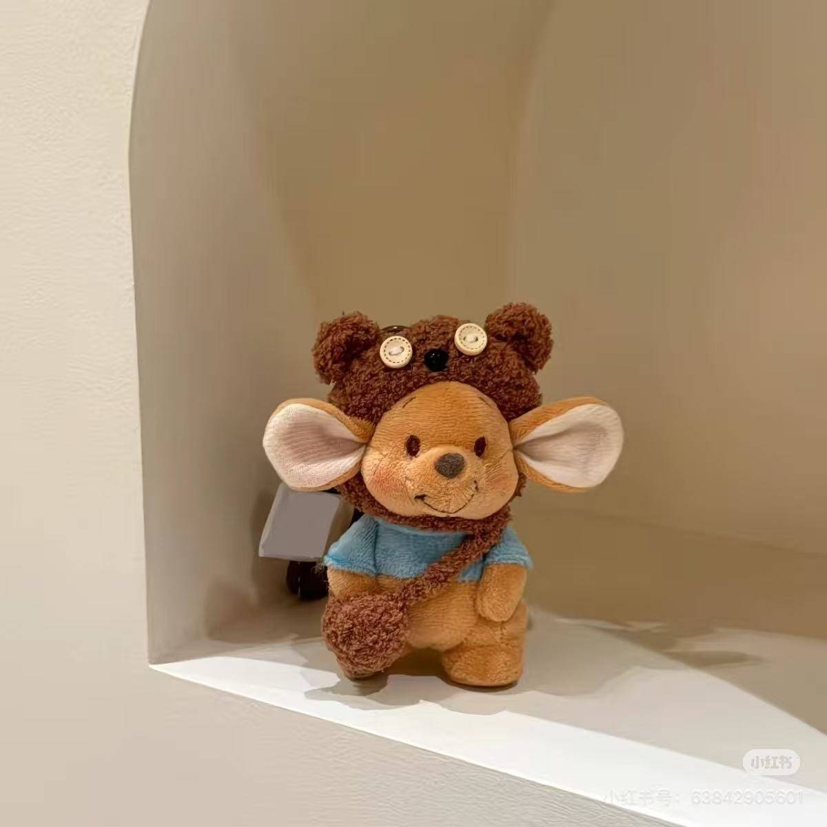 Custom character plush keychains for brands and IP merchandise
