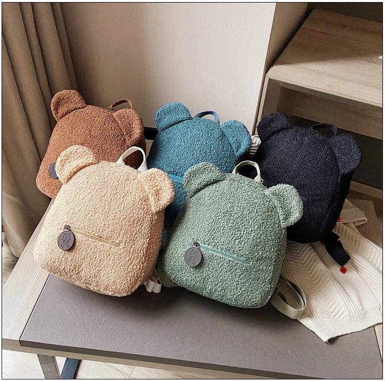 Classic custom plush backpack for kids backpack and plush bag projects