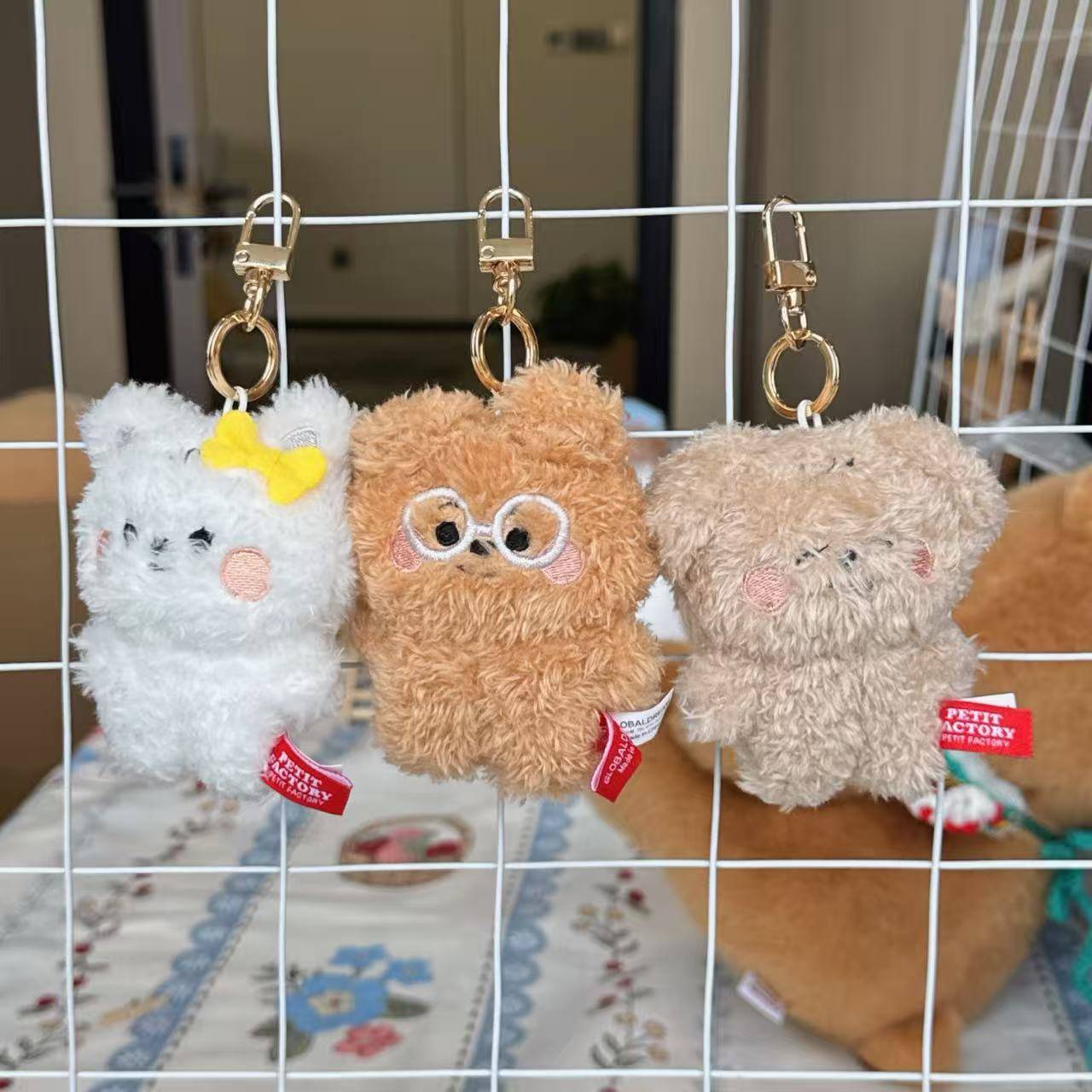Mini plush keychain plush accessories for wholesale custom orders