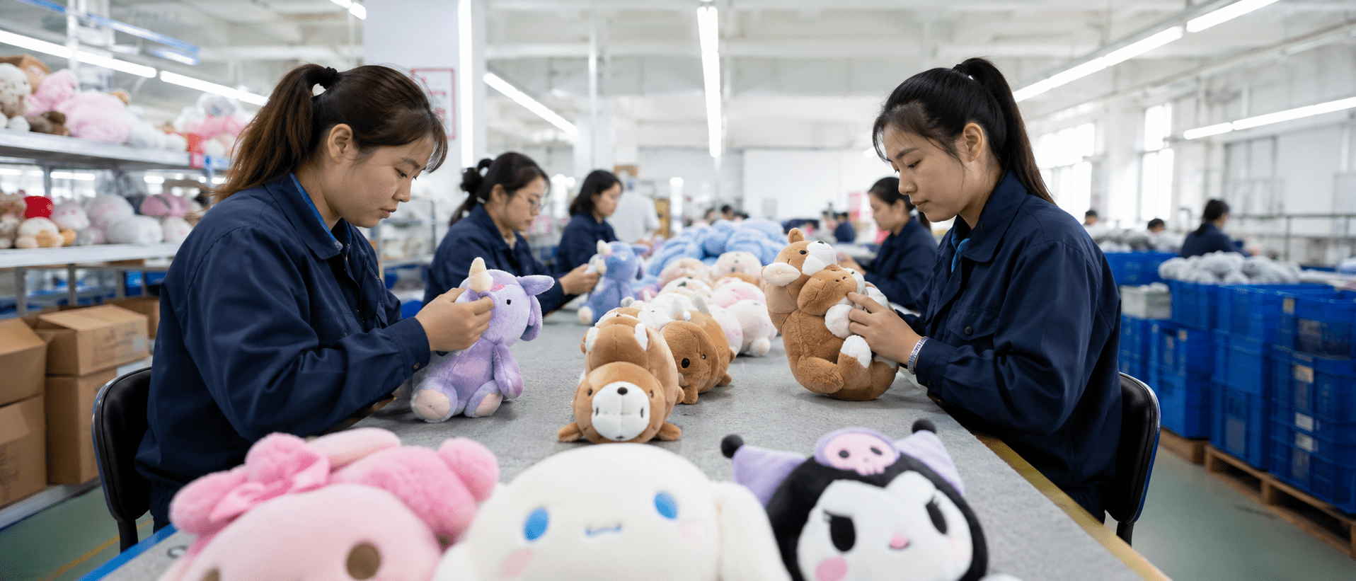 OEM plush toy manufacturing service with China plush toy OEM production and factory capabilities