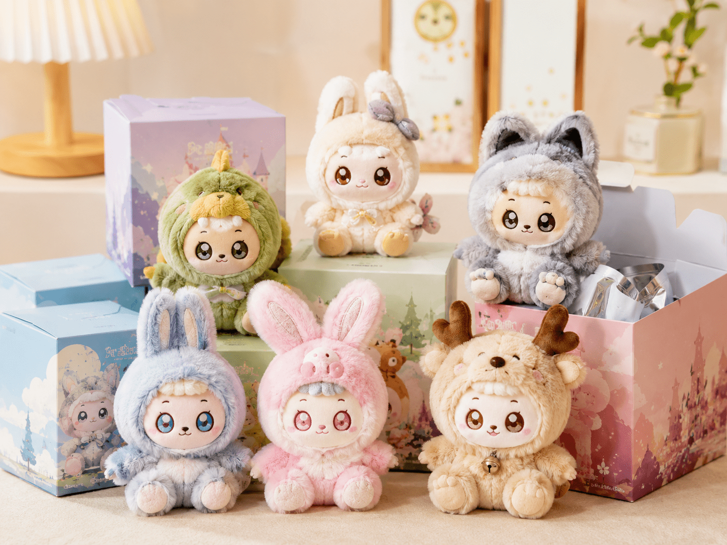 Custom vinyl blind box toys and collectible toy products for retail and art toy projects