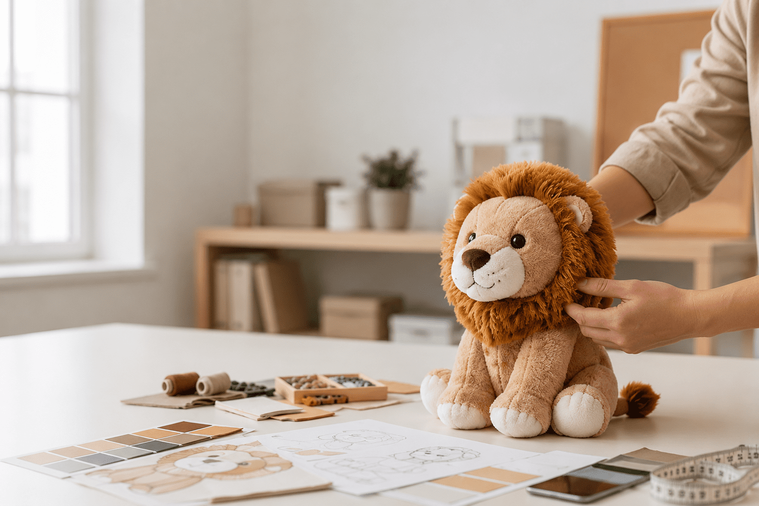 Custom plush toy design and prototype development for ODM plush toy manufacturing