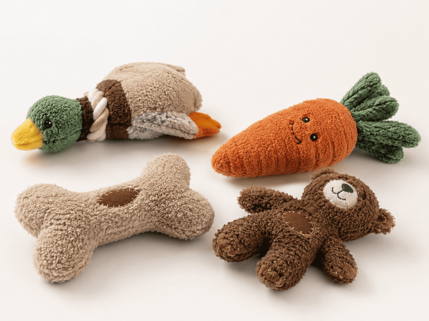 Custom pet stuffed animals and soft pet plush toys for dog and cat brands