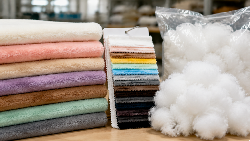 custom plush toy filling material PP cotton stuffing density
