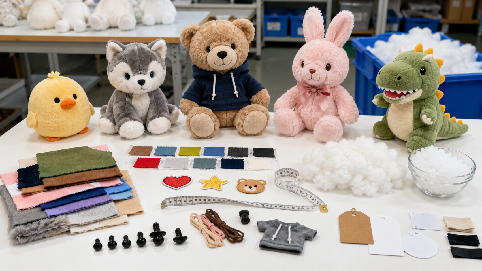 custom plush toy samples for cost estimation