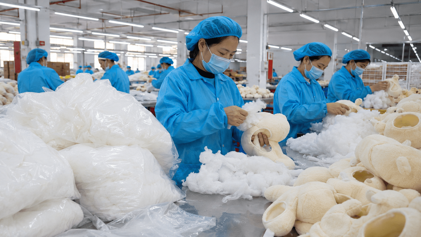 PP cotton filling for custom plush toys