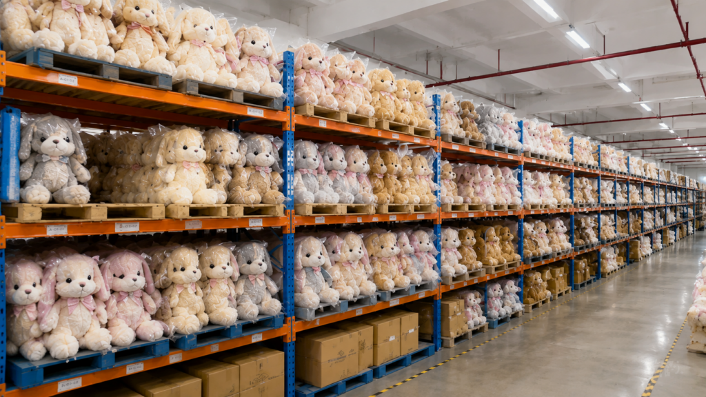 bulk plush toy order manufacturing
