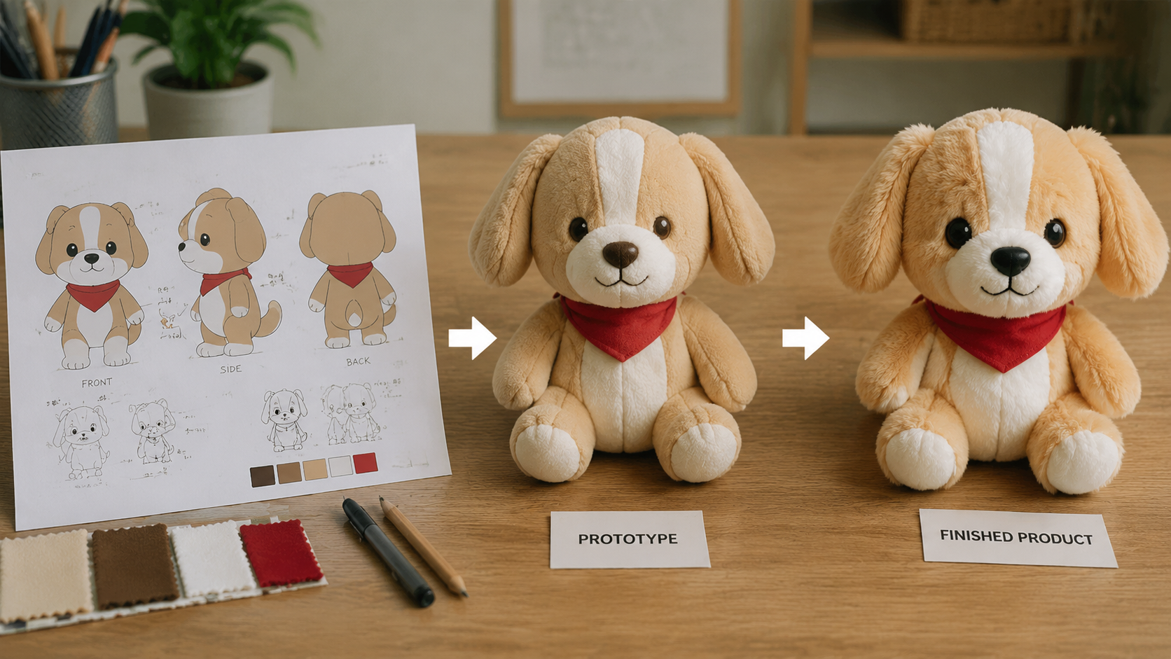 custom plush toy design files prepared for manufacturing