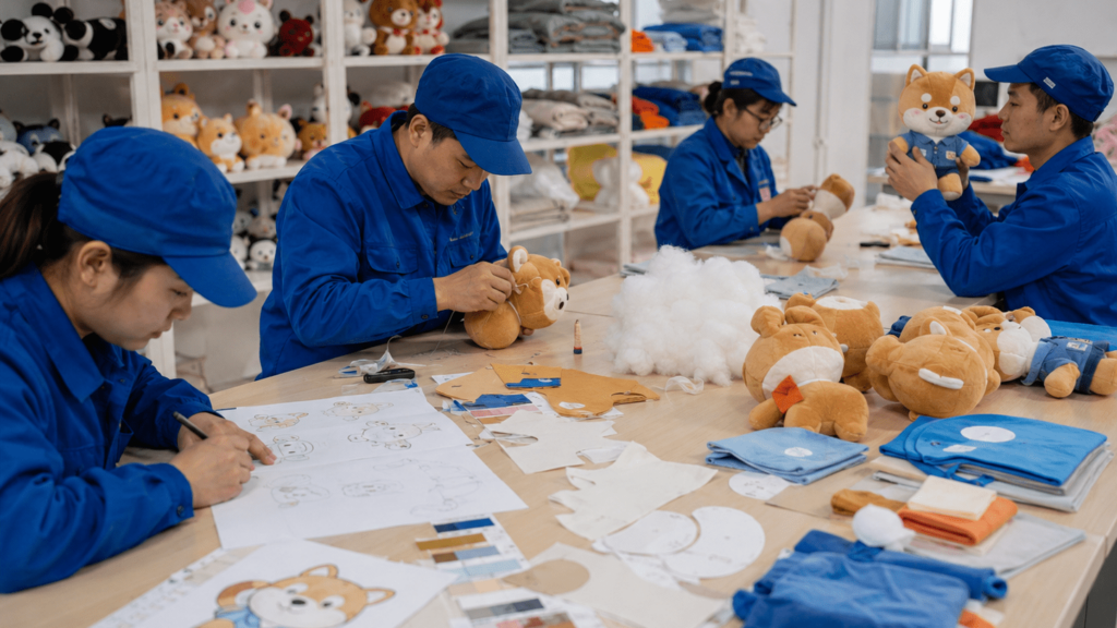 custom plush toy cost breakdown manufacturing factory
