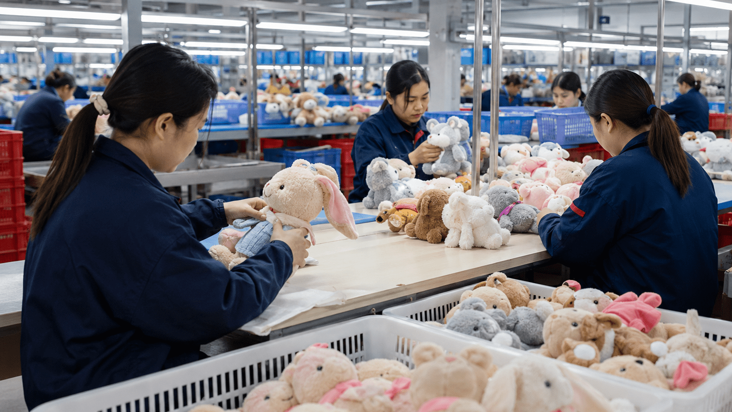 OEM plush toy sampling and prototype development process