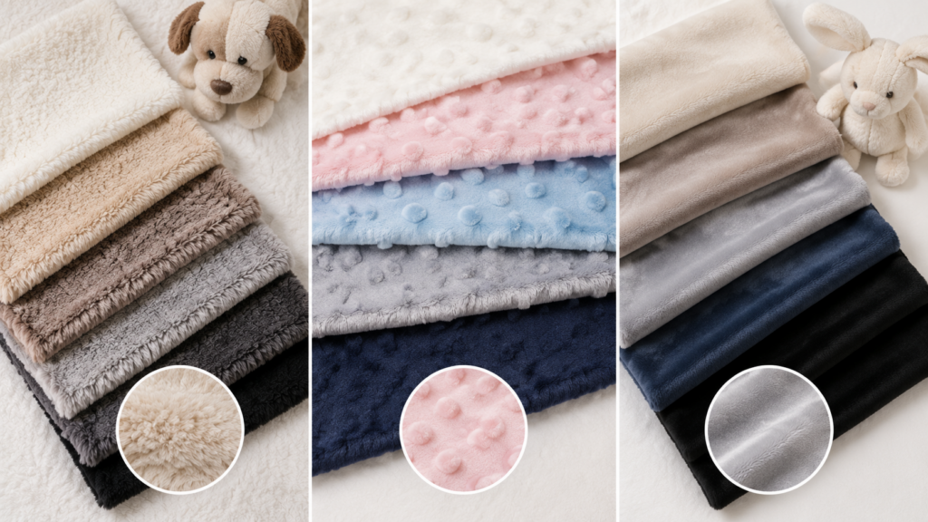 custom plush toy materials