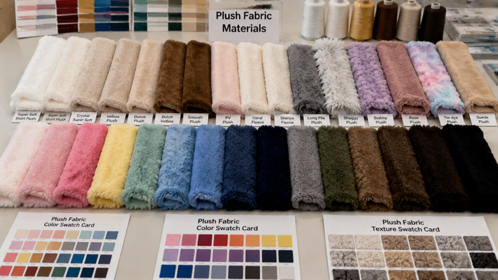 custom plush toy materials affect MOQ