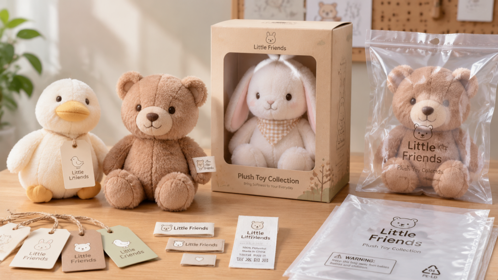 custom plush toy packaging options