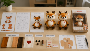 custom plush toy production time process