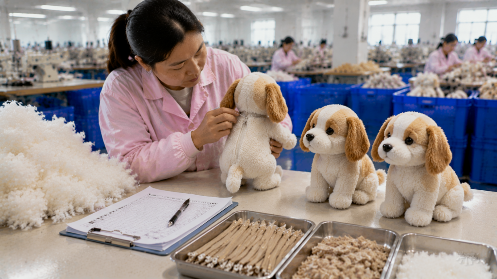custom plush toy quality control process