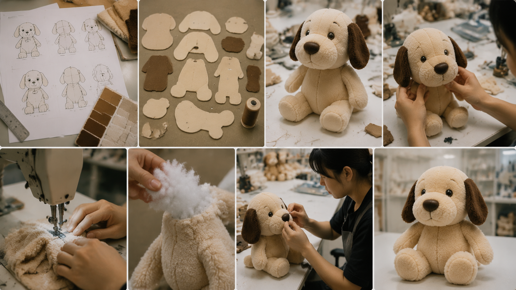 custom plush toy sampling process design to prototype overview