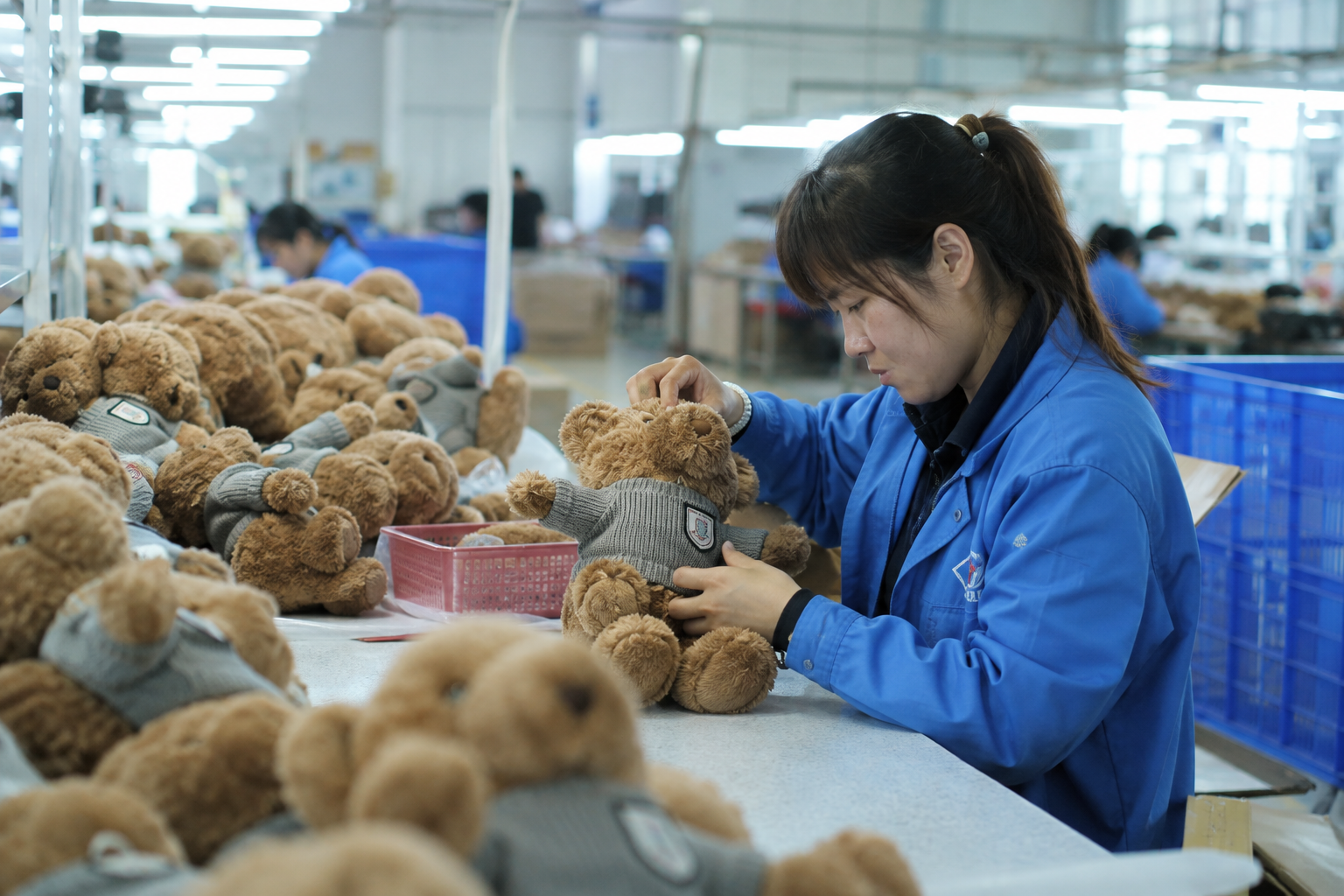 plush toy quality control inspection for consistent wholesale reorders in China