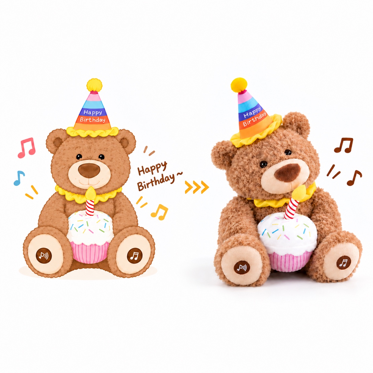 Real sound plush toy sample developed by FunEnjoy